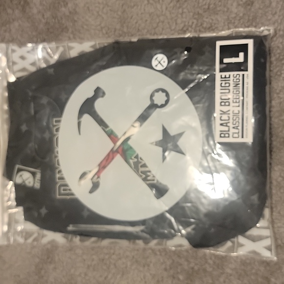 Black Bougie Dixxon Leggings Large - Picture 1 of 6